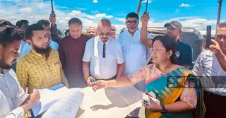 ময়মনসিংহে বিভাগীয় স্টেডিয়াম ও বিকেএসপির সম্ভাব্য স্থান পরিদর্শন